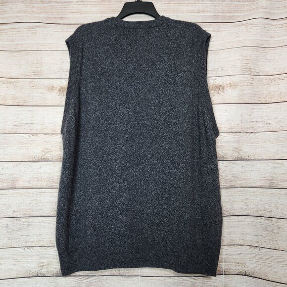 Vintage Pendleton 100% Virgin Wool Vest Men's Large Gray - Picture 8 of 12